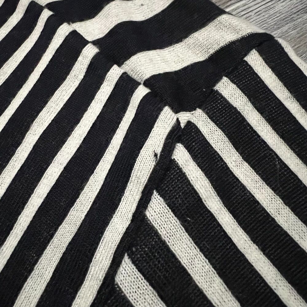 Valentino Boutique Italy Striped Knit Sweater 54 XL Wool Cotton - Picture 10 of 11